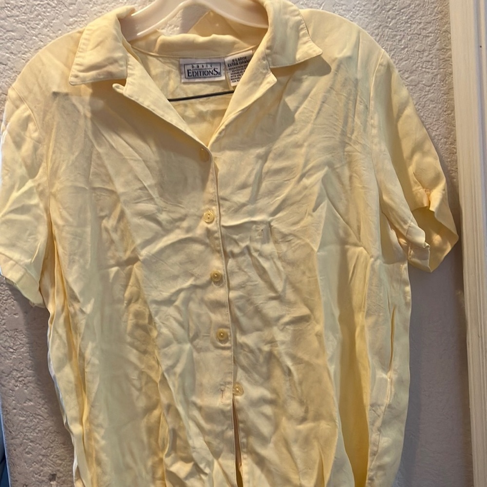 FINAL MARKDOWN Basic editions classic blouse xl